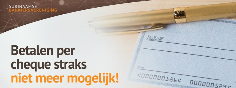 Uitfaseren van cheques